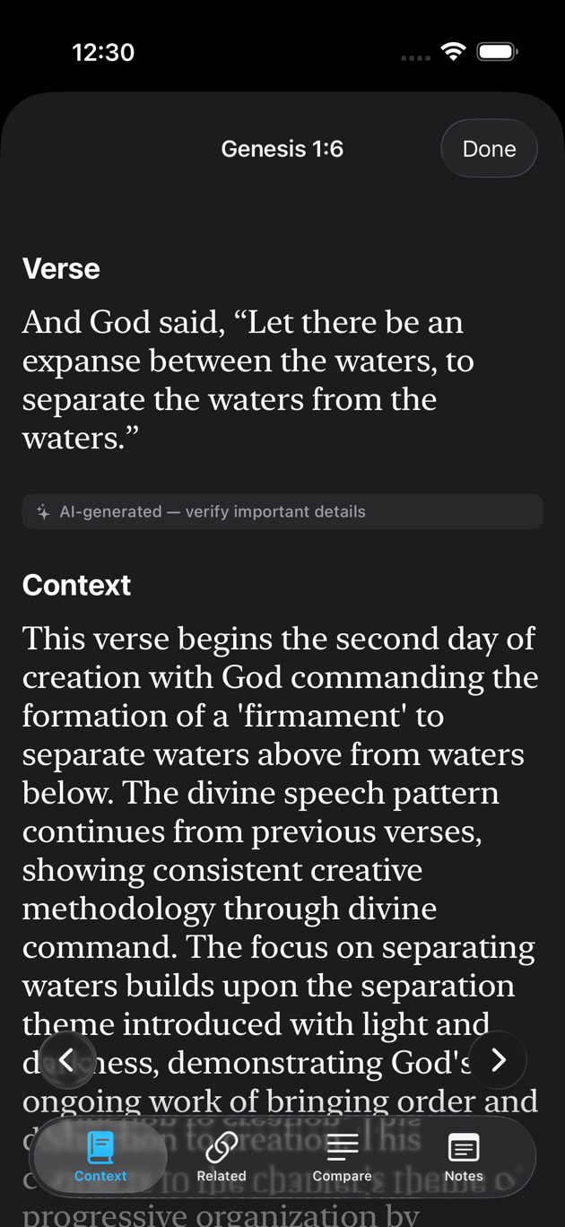 Verse Context